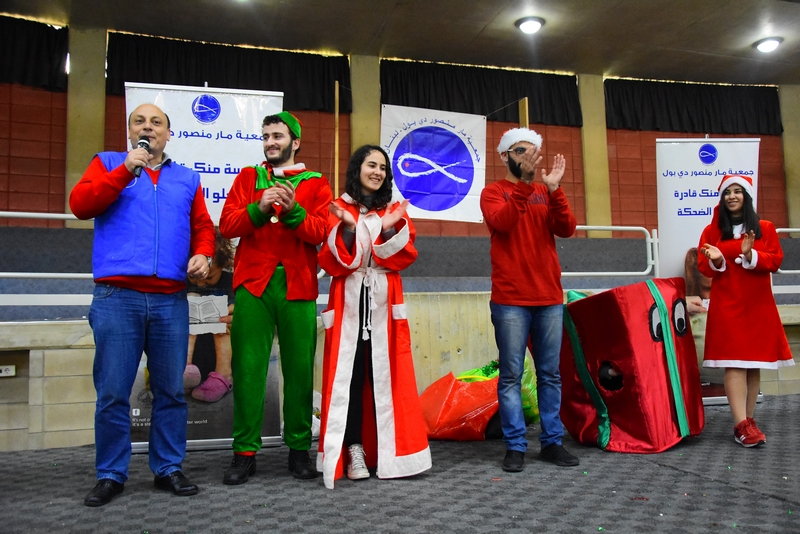 Saint Vincent de paul celebrating Christmas at Jesus & Mary school